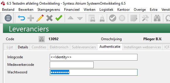 Authenticatie Authenticatie